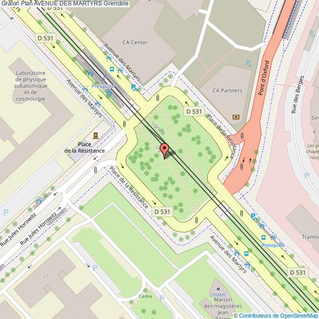 Avenue des MARTYRS Grenoble