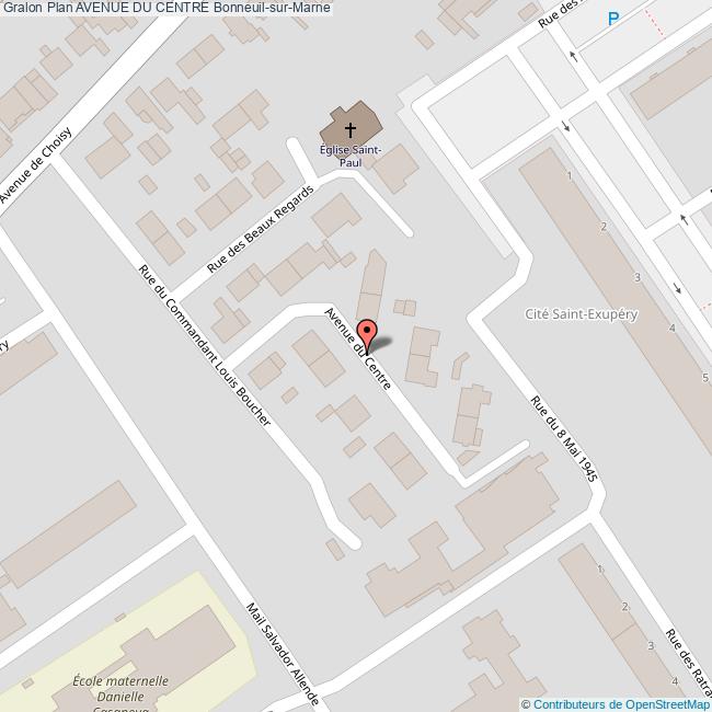 Avenue du CENTRE BonneuilsurMarne