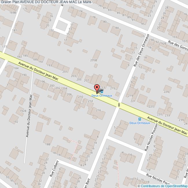 Avenue du DOCTEUR JEAN MAC Le Mans Avenue du DOCTEUR JEAN MAC Le Mans