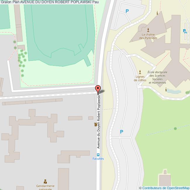 Avenue du DOYEN ROBERT POPLAWSKI Pau