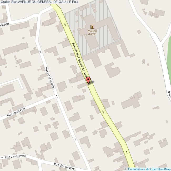 Avenue du GÉNÉRAL DE GAULLE Foix