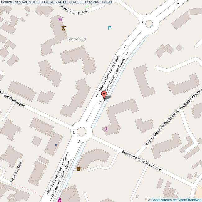 Avenue du GÉNÉRAL DE GAULLE PlandeCuques