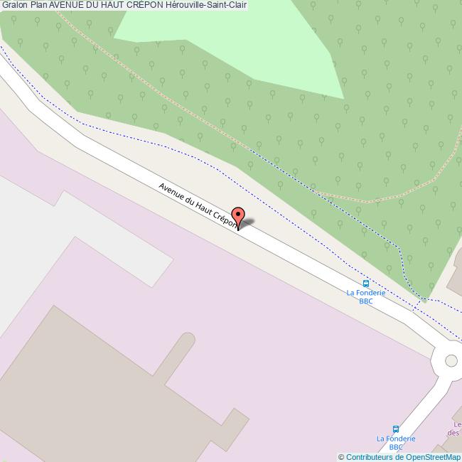 Avenue du HAUT CRÉPON HérouvilleSaintClair