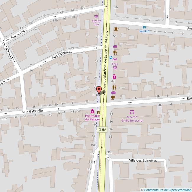 Avenue du MARÉCHAL DE LATTRE DE TASSIGNY CharentonlePont