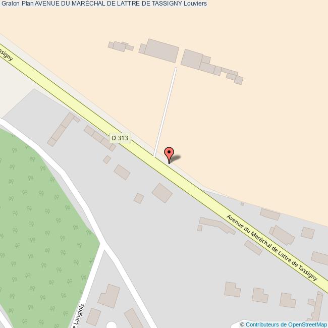Avenue du MARÉCHAL DE LATTRE DE TASSIGNY Louviers
