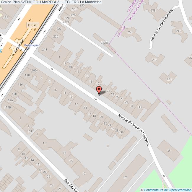 Avenue du MARÉCHAL LECLERC La Madeleine