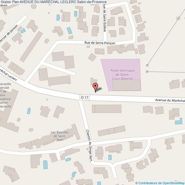 Avenue du MARÉCHAL LECLERC SalondeProvence