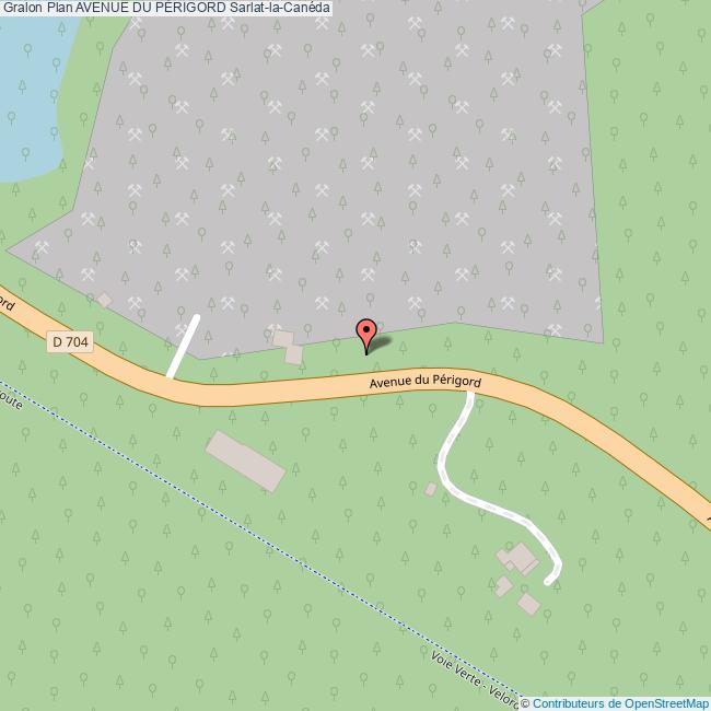 plan Avenue du  PÉRIGORD