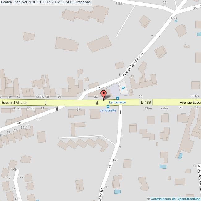 Avenue ÉDOUARD MILLAUD Craponne