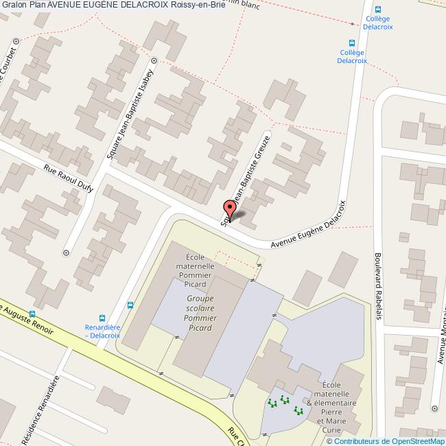 Avenue EUGÈNE DELACROIX RoissyenBrie