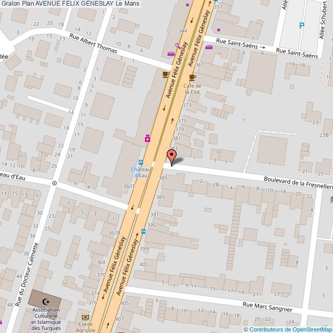 Avenue FÉLIX GÉNESLAY Le Mans