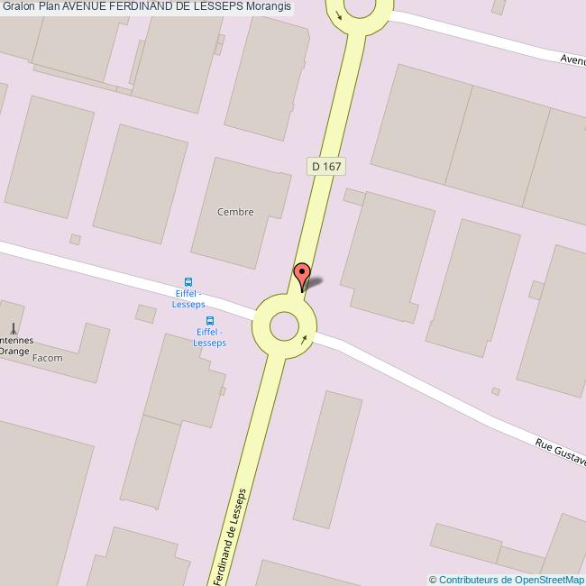 Avenue FERDINAND DE LESSEPS Morangis