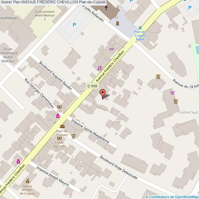 Avenue FRÉDÉRIC CHEVILLON PlandeCuques