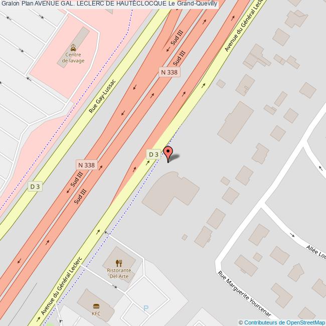 Avenue GAL. LECLERC DE HAUTECLOCQUE Le GrandQuevilly Avenue GAL. LECLERC DE HAUTECLOCQUE Le GrandQuevilly