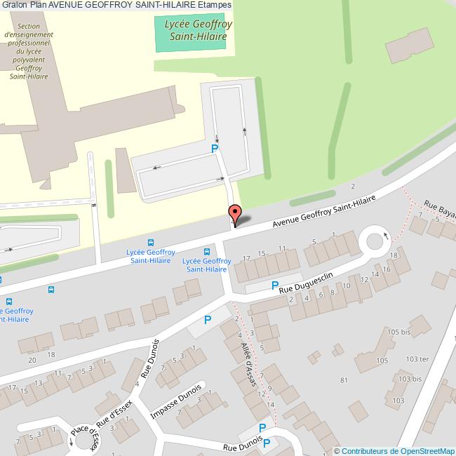 Avenue GEOFFROY SAINTHILAIRE Etampes