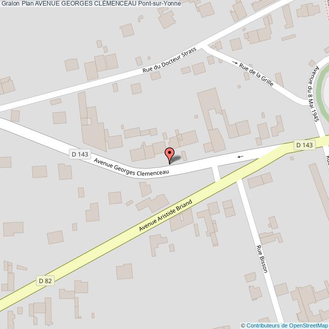 Avenue CLÉMENCEAU PontsurYonne