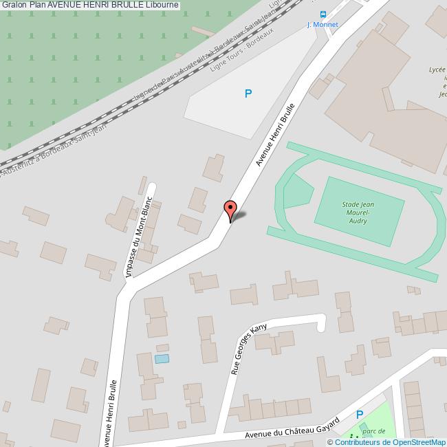 Avenue HENRI BRULLE Libourne