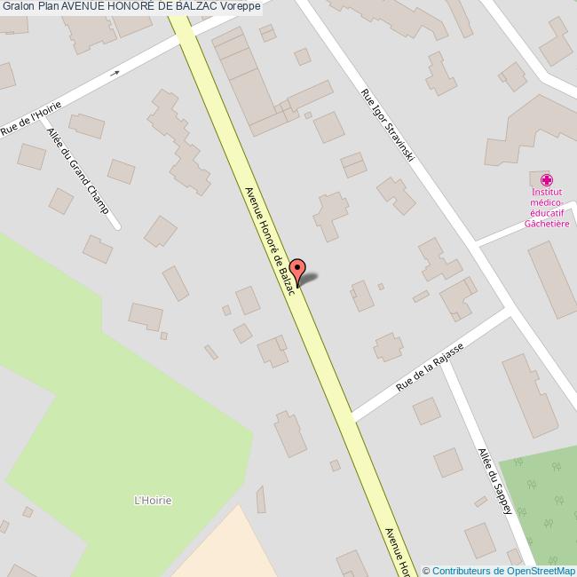 Avenue HONORÉ DE BALZAC Voreppe