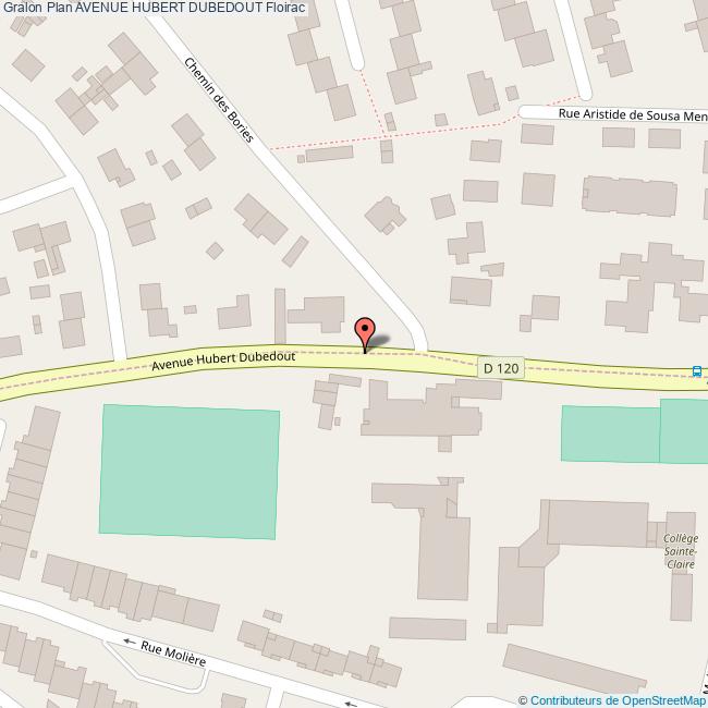 Avenue HUBERT DUBEDOUT Floirac