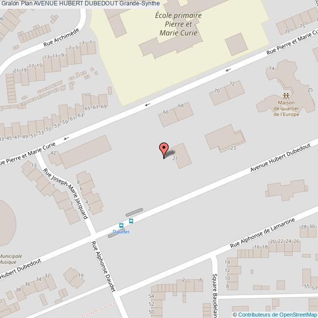 Avenue HUBERT DUBEDOUT GrandeSynthe