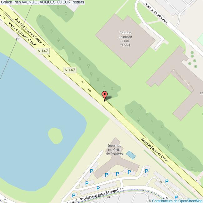 Avenue JACQUES COEUR Poitiers