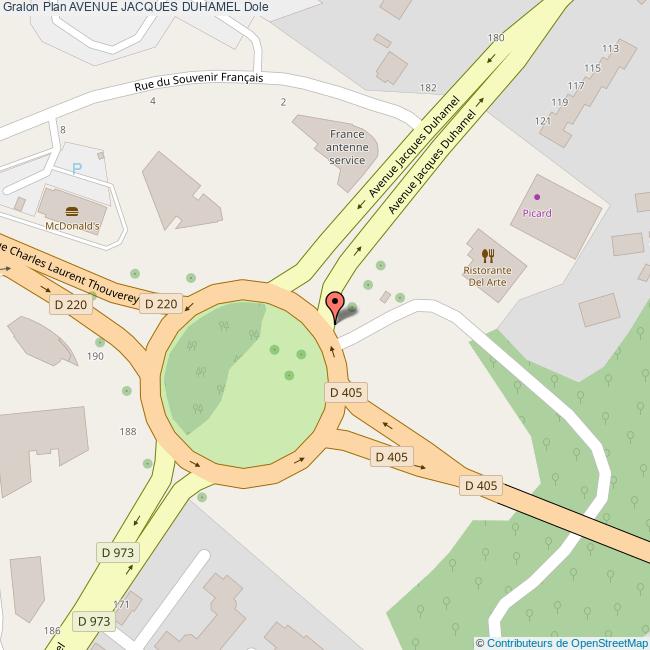 Avenue JACQUES DUHAMEL Dole