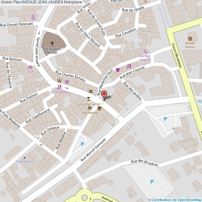plan Avenue  JEAN JAURÈS
