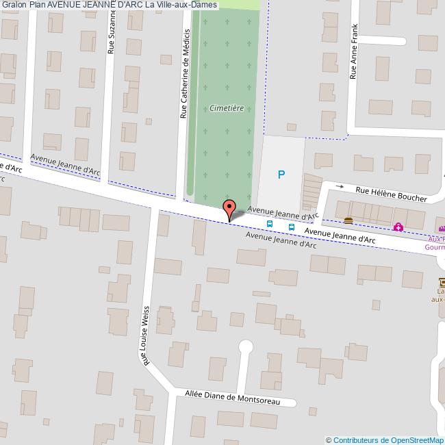 Avenue JEANNE D'ARC La VilleauxDames