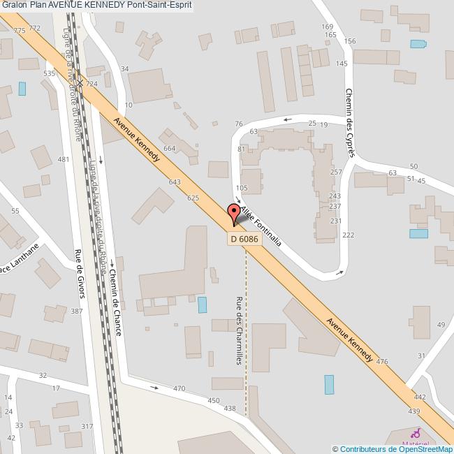 Avenue KENNEDY PontSaintEsprit