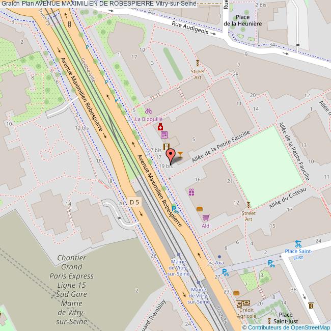 Avenue MAXIMILIEN DE ROBESPIERRE VitrysurSeine