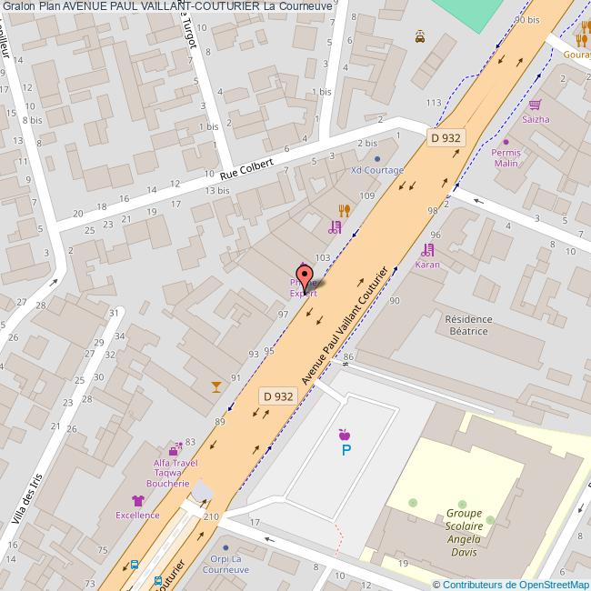 Avenue PAUL VAILLANTCOUTURIER La Courneuve