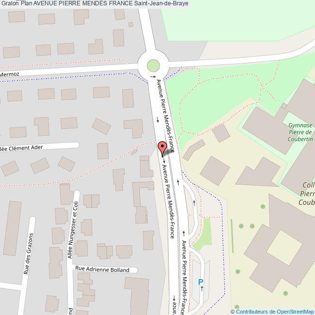 Avenue PIERRE MENDÈS FRANCE SaintJeandeBraye