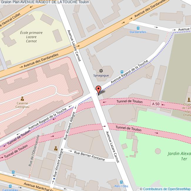 Avenue RAGEOT DE LA TOUCHE Toulon