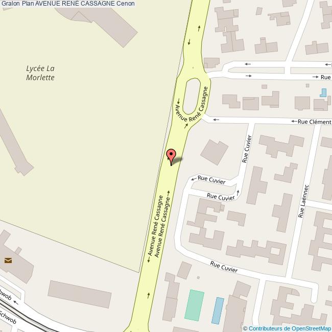 Avenue RENÉ CASSAGNE Cenon