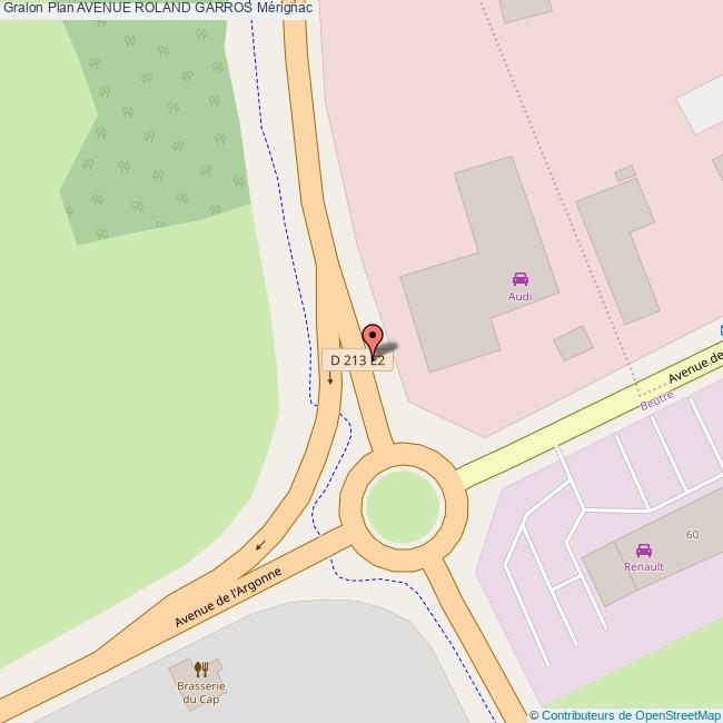 Avenue ROLAND GARROS Mérignac