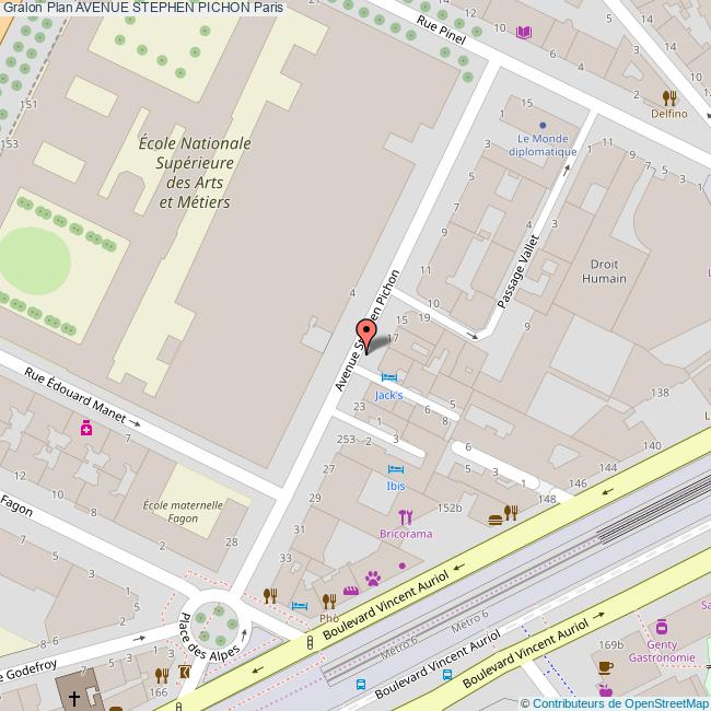 Avenue stephen PICHON Paris Avenue stephen PICHON Paris