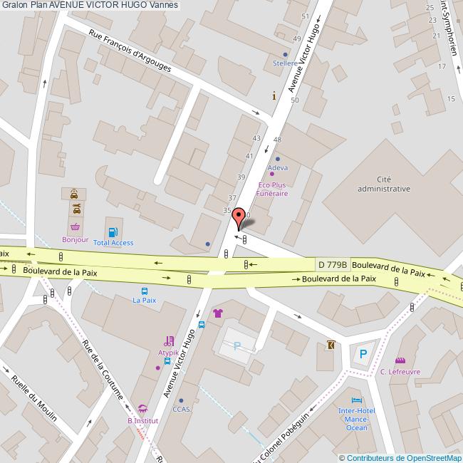 plan Avenue  VICTOR HUGO