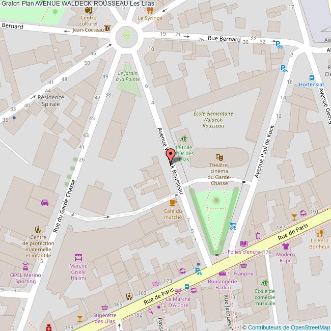 Avenue WALDECK ROUSSEAU Les Lilas