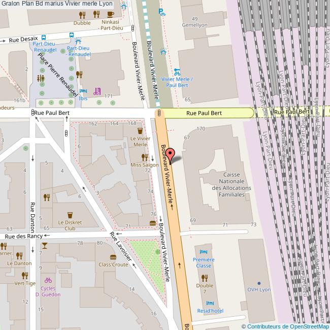 Boulevard marius Vivier merle Lyon