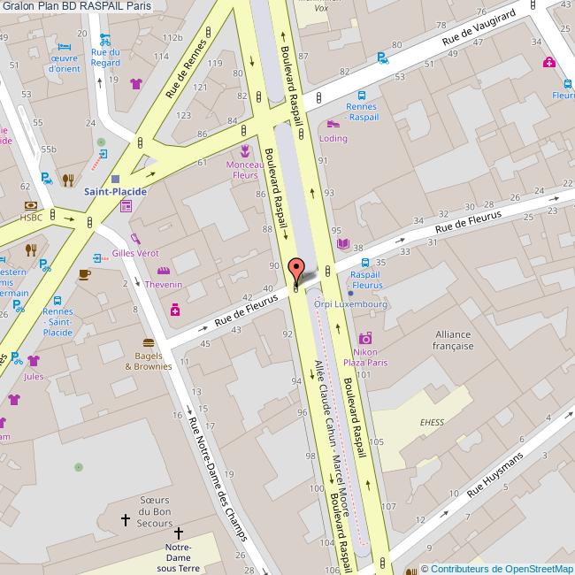 Boulevard Raspail Paris Map Boulevard Raspail Paris