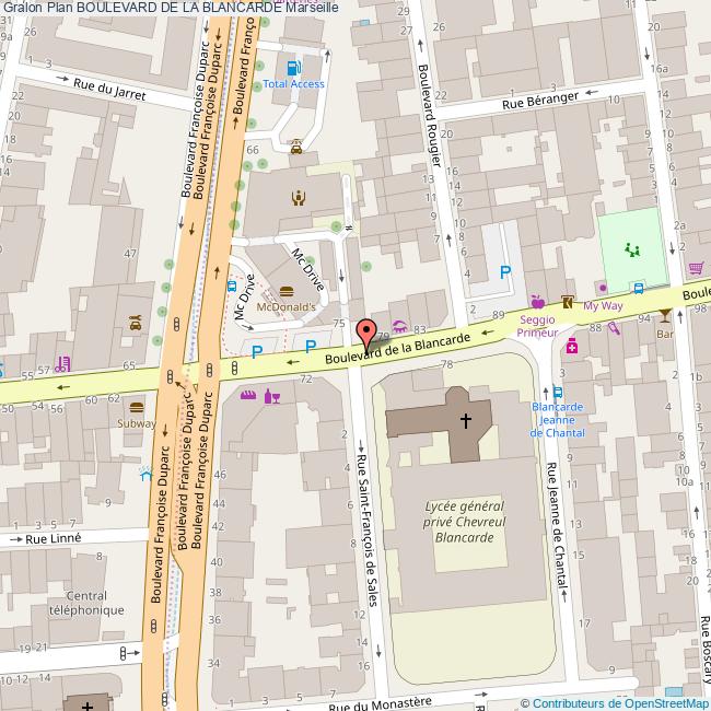 Boulevard de la BLANCARDE Marseille
