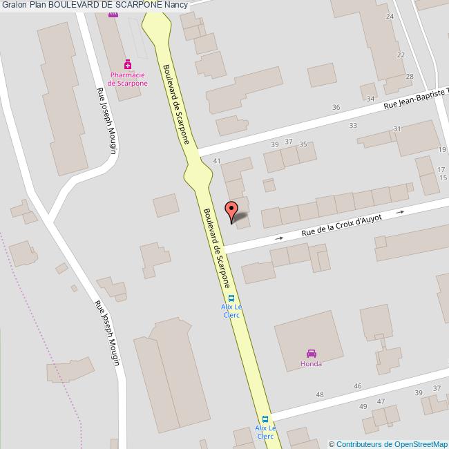 Boulevard de SCARPONE Nancy