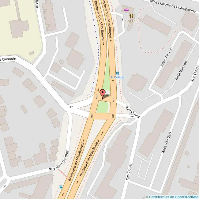 plan Boulevard du  MAS BOUYOL