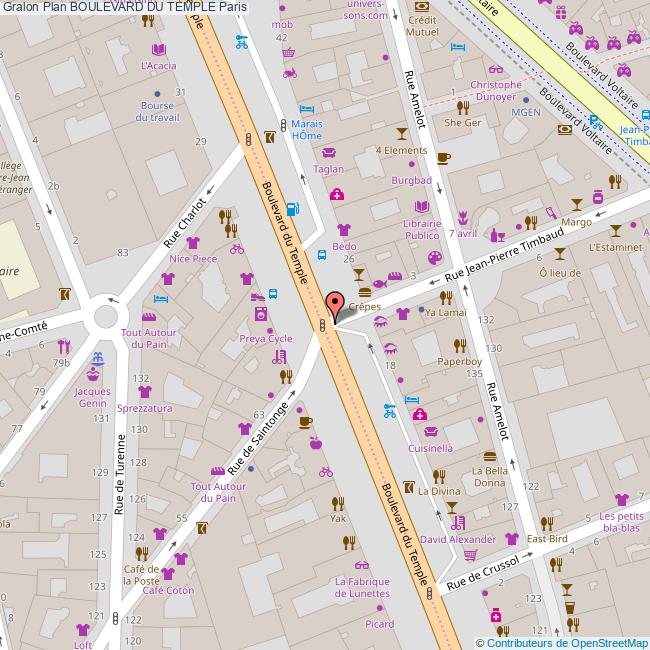 Boulevard du TEMPLE Paris