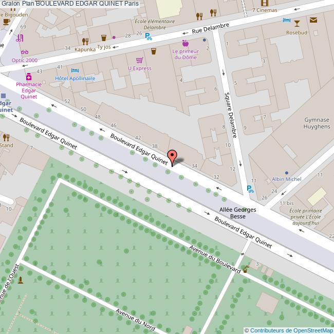 Boulevard EDGAR Paris Boulevard EDGAR Paris
