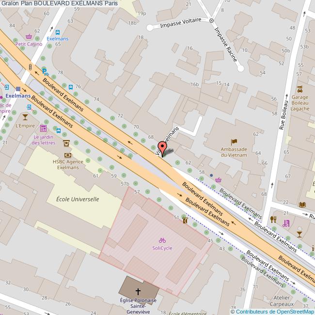 Boulevard EXELMANS Paris