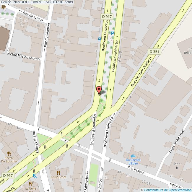 plan Boulevard  FAIDHERBE