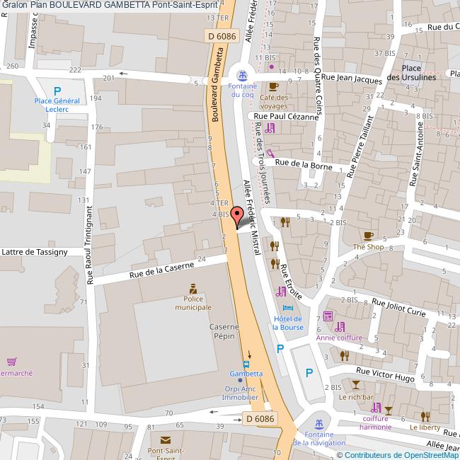 Boulevard GAMBETTA PontSaintEsprit