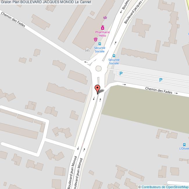Boulevard JACQUES MONOD Le Cannet