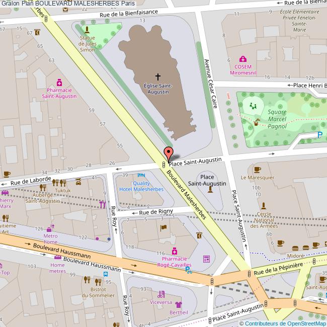 105 Bd Malesherbes 75008 Paris Boulevard MALESHERBES Paris